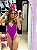 Maiô Bali Roxo com Branco - Imagem 1