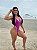 Maiô Body Bali Roxo com Alças Ajustaveis Branco - Imagem 3