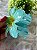 Presilha Tropical Flor Grande Azul - Imagem 3