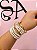 Conjunto de Pulseiras de Perola e Pingente de coração - Imagem 3
