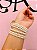 Conjunto de Pulseiras de Perola e Pingente de coração - Imagem 2