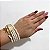 Conjunto de Pulseiras de Perola e Pingente de coração - Imagem 2