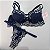 Conjunto Lingerie Catherine Completo Marinho com Creme - Imagem 3