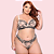 Conjunto Lingerie Tentadora Nude com Preto Pus Size - Imagem 1