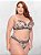 Conjunto Lingerie Tentadora Nude com Preto Pus Size - Imagem 2