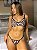 Conjunto Lingerie Cleópatra zebra Tule Transparente sem Bojo com Aro e Calcinha Fio Regulagem - Imagem 2
