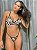 Conjunto Lingerie Cleópatra Tule Transparente Sexy Zebra - Imagem 2