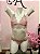 Conjunto Lingerie Diana Estilo Top e Calcinha Fio Duplo em Renda Rose com Azul - Imagem 4