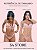 Conjunto Lingerie Cecilia Com bojo e Aro em Renda Calcinha Fio e Regulagem Rose com Azul - Imagem 6