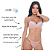 Conjunto Lingerie Cecília Rose com Azul - Imagem 2