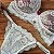 Conjunto Lingerie Cecília Branco com Pink - Imagem 2