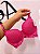 Sutiã com Bojo Jasmine em Renda Floral e Lacinho Frontal Pink - Imagem 1