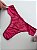 Calcinha Fio Dental Jasmine Avulsa em Renda Floral e Lacinho Frontal Pink - Imagem 3