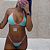 Conjunto Biquíni Bahamas Marquinha Azul com Rosa - Imagem 4