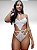 Body Tília Branco Sensual com algema em renda - Imagem 4