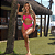 Conjunto Biquini Ubatuba Texturizado Tomara que caia Pink - Imagem 2