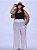 Saída Calça Pantalona Duna Branca Plus Size - Imagem 2