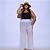 Saída Calça Pantalona Duna Branca Plus Size - Imagem 2