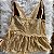 Pijama Veludo Luxo Plus Size Bege - Imagem 3