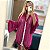 Robe Glamour Manga Longa de tule e Renda - Imagem 2