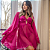 Robe Glamour Manga Longa de tule e Renda - Imagem 1