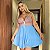 Camisola de amamentação Helena Azul com Rose - Imagem 7