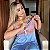 Camisola de amamentação Helena Azul com Rose - Imagem 6