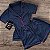 Pijama Americano Azul com Pink - Imagem 2