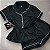 Pijama Americano Preto com Branco - Imagem 1