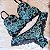 Conjunto Lingerie Tentadora Preto com Azul - Imagem 1