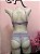 Conjunto Lingerie Beatrice em Renda e Calcinha Fio Duplo Bicolor Lílas - Imagem 2