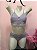 Conjunto Lingerie Beatrice em Renda e Calcinha Fio Duplo Bicolor Lílas - Imagem 3