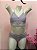 Conjunto Lingerie Beatrice em Renda e Calcinha Fio Duplo Bicolor Lílas - Imagem 1