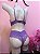 Conjunto Lingerie Charmosa com Bojo e Calcinha Fio Duplo Lílas com Detalhes em Animal Print - Imagem 2