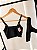Conjunto Canelado Top Confort Preto - Imagem 6