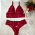 Conjunto Lingerie Amora Vermelho - Imagem 4