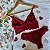 Conjunto Lingerie Amora Vermelho - Imagem 1