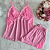 Pijama Short Doll Lótus Rosa - Imagem 1