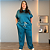 Pijama meia estação Kelly t-shirt e calça em viscolycra Azul - Imagem 3