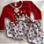 Pijama de inverno infantil Estampado- Pipoca - Imagem 1