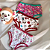 kit com 3 calcinhas infantis em cotton estampadas - Imagem 1