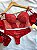 Conjunto Lingerie Vermelho Rebeca - Imagem 5