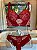 Conjunto Lingerie Vermelho Rebeca - Imagem 3