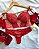 Conjunto Lingerie Vermelho Rebeca - Imagem 1