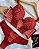 Conjunto Lingerie Vermelho Rebeca - Imagem 2