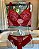 Conjunto Lingerie Vermelho Rebeca - Imagem 3