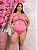 Conjunto Biquini Plus Size Caraguá Rosa sem bojo - Imagem 3