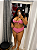 Conjunto Biquini Plus Size Caraguá Amarração Frontal Rosa - Imagem 1