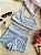 Conjunto Canelado Top e Short Azul - Imagem 1