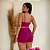 Conjunto Canelado Top e Short Magenta - Imagem 2